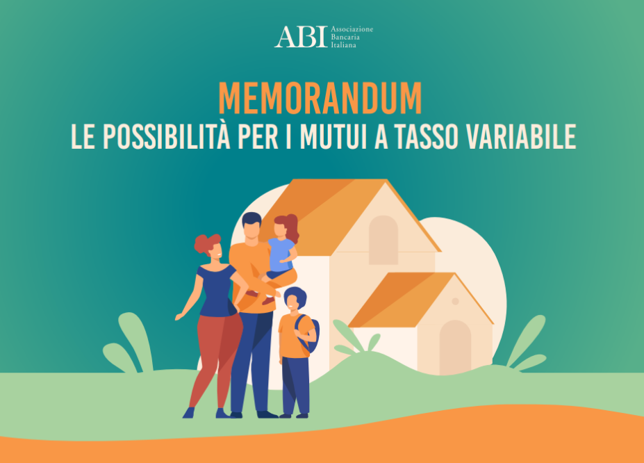 Rappresentazione visiva dell'articolo: Memorandum ABI per i mutui a tasso variabile